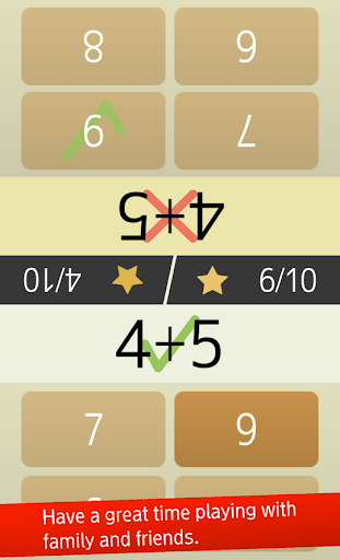 Mental arithmetic (Math) - عکس بازی موبایلی اندروید