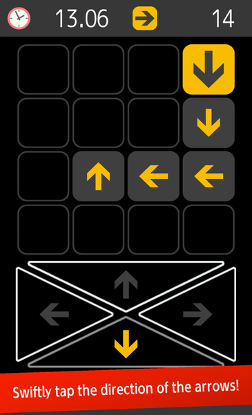 Tap the arrows - Image screenshot of android app