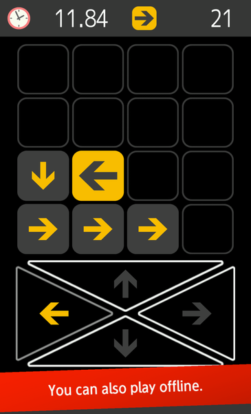 Tap the arrows - Image screenshot of android app