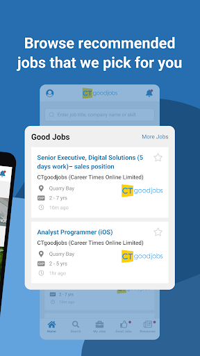 CTgoodjobs - Job Search - Image screenshot of android app