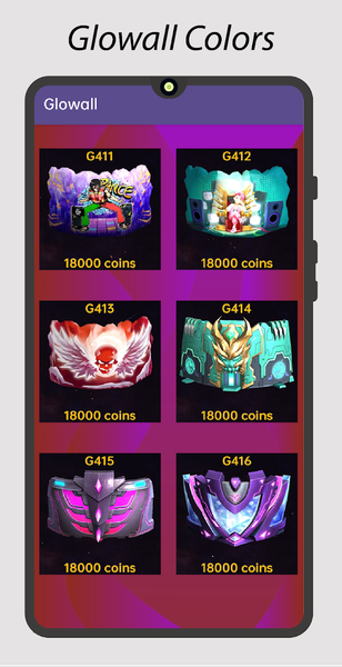 FFF gun skin emote bundle - Image screenshot of android app