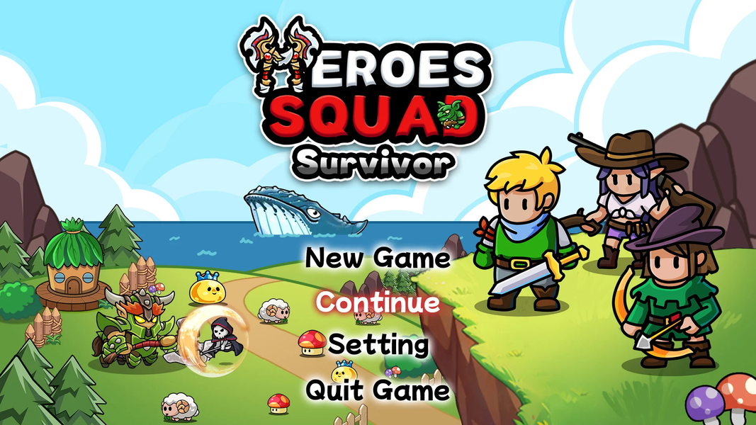 Heroes Squad: Survivor - Gameplay image of android game