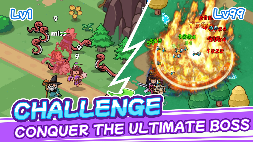 Heroes Squad: Survivor - Gameplay image of android game