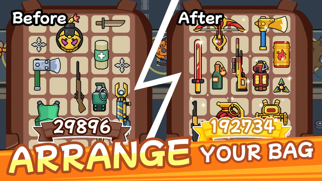 Bag Merge : Zombie Battle - عکس بازی موبایلی اندروید