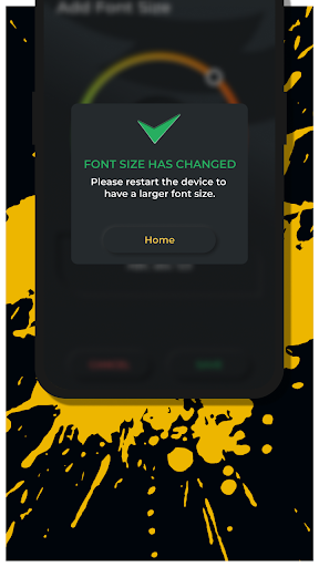 Big Font - Change Font Size - عکس برنامه موبایلی اندروید