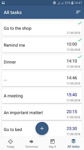 Scheduler.Task list.Reminders - عکس برنامه موبایلی اندروید