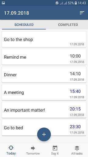 Scheduler.Task list.Reminders - عکس برنامه موبایلی اندروید