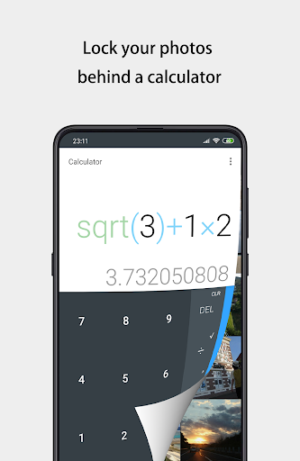 Calculator - hide photos - عکس برنامه موبایلی اندروید