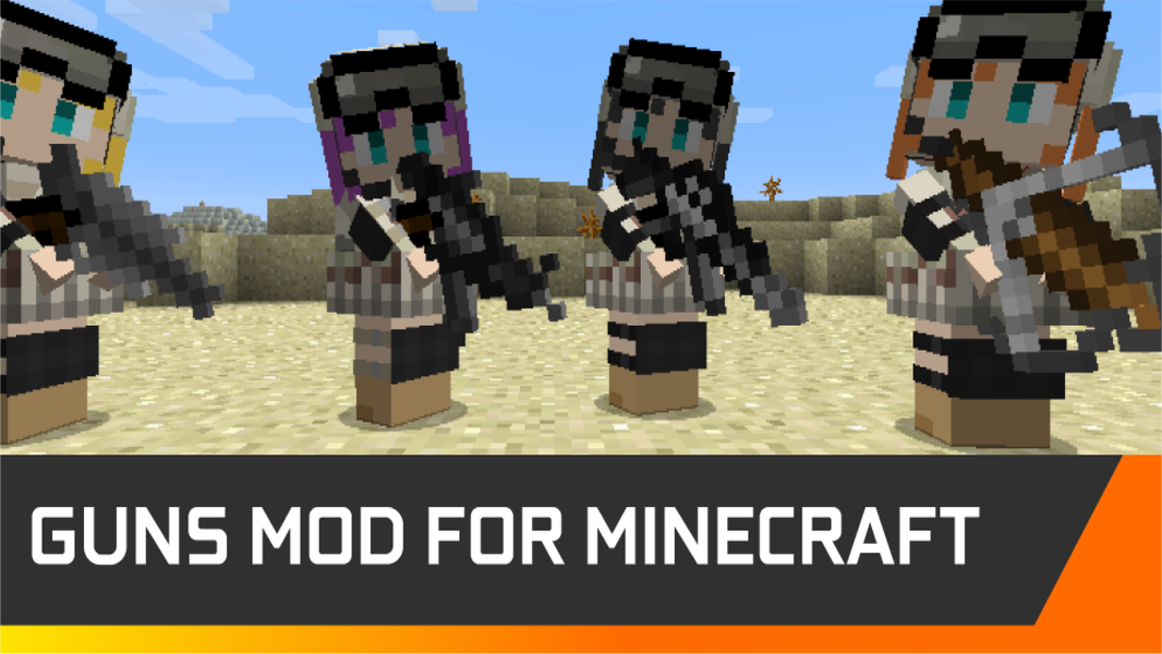 Guns mod for minecraft pe - عکس برنامه موبایلی اندروید