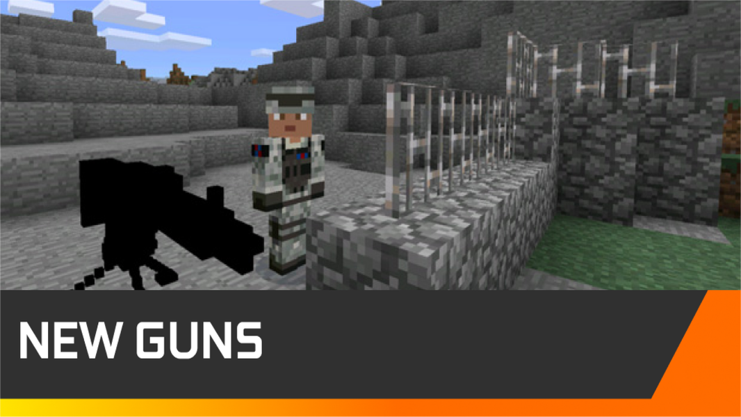 Guns mod for minecraft pe - عکس برنامه موبایلی اندروید