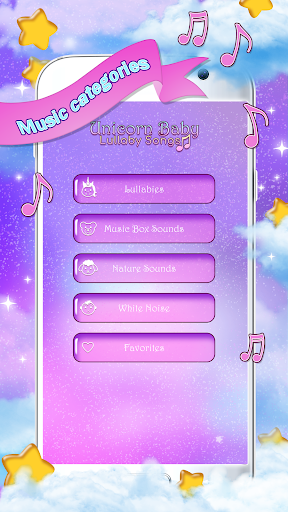 Unicorn Baby Lullaby Songs - Image screenshot of android app