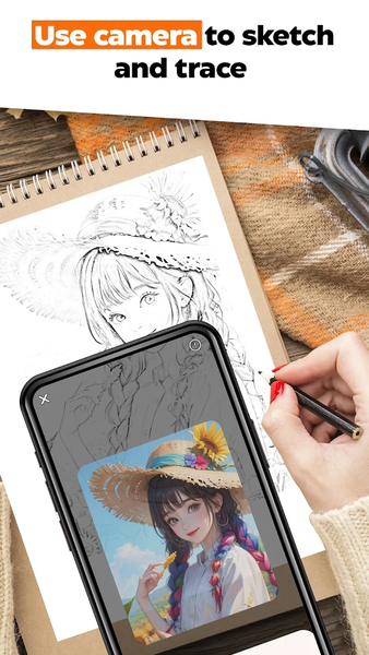 CamDraw - Sketch with Phone - عکس برنامه موبایلی اندروید