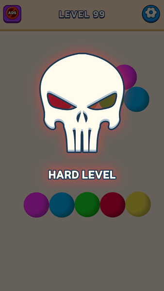 Connect Color Ball Puzzle Game - Gameplay image of android game