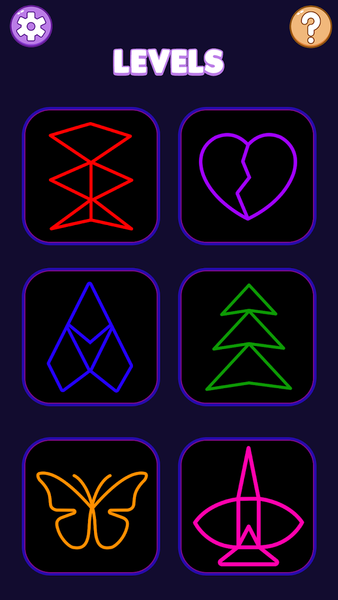 Just Draw the Line Drawing - Gameplay image of android game