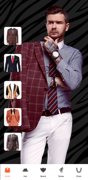 Smarty Man: Jacket Suit Editor - Image screenshot of android app