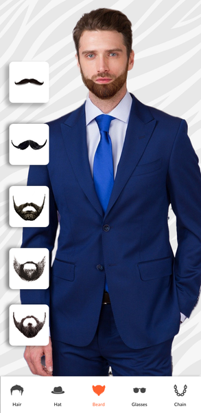 Cool Man: Jacket & Beard - Image screenshot of android app