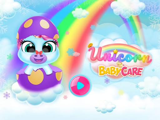 Unicorn Baby Pet Care - Gameplay image of android game