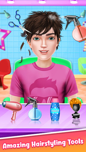 Barber Shop-Beard & Hair Salon - Gameplay image of android game