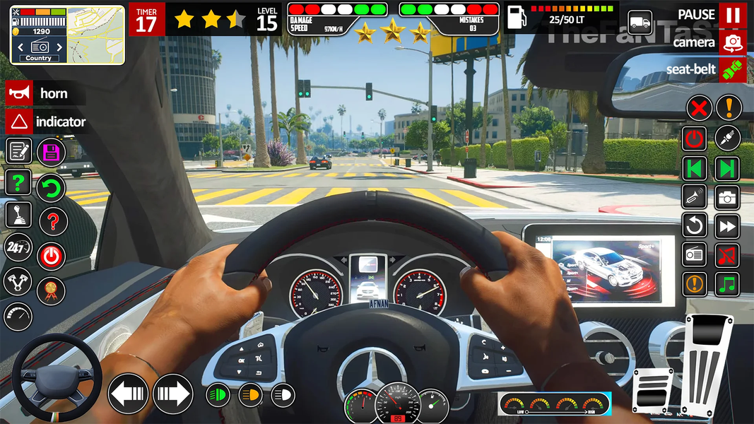 US Drive Way Car Parking Game - Gameplay image of android game