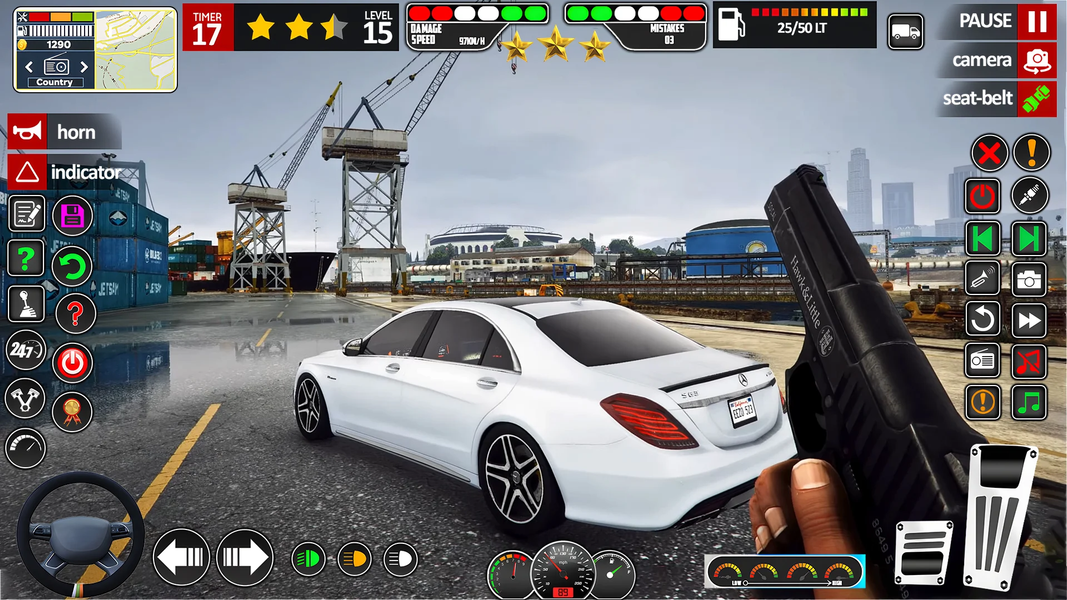 US Drive Way Car Parking Game - Gameplay image of android game