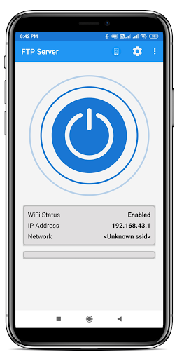 FTP Server - Image screenshot of android app