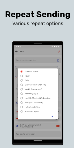 Auto Text - Schedule Messages - عکس برنامه موبایلی اندروید