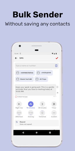 Auto Text: Automatic Message - Image screenshot of android app