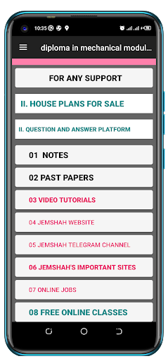 Mechanical Module3 Past Papers - Image screenshot of android app