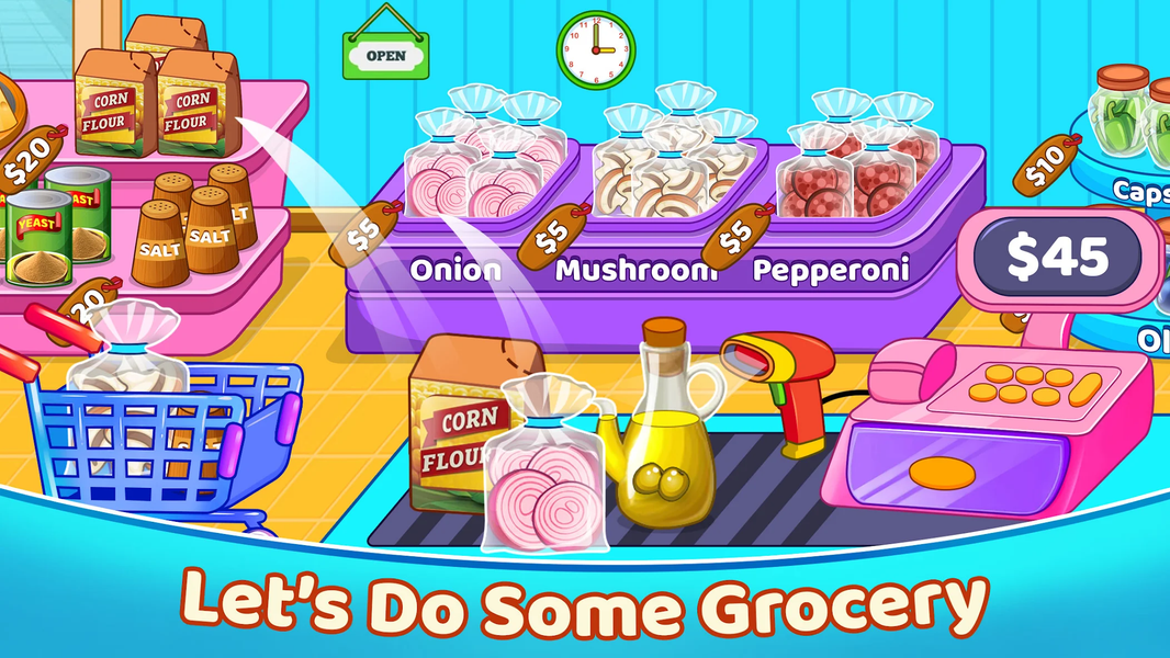 Pizza Maker Cooking Girls Game - عکس بازی موبایلی اندروید