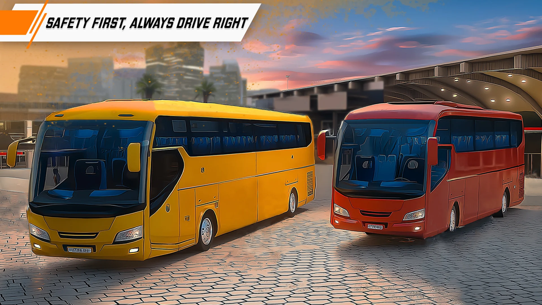 Real Bus: City Coach Transport - Gameplay image of android game