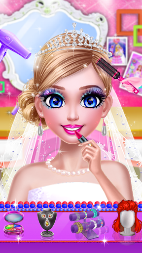 Bridal Salon Makeup Game - Gameplay image of android game