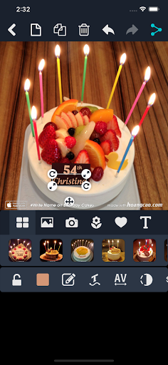 Write Name on Birthday Cakes - عکس برنامه موبایلی اندروید