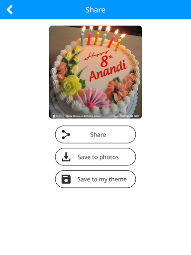 Write Name on Birthday Cakes - عکس برنامه موبایلی اندروید