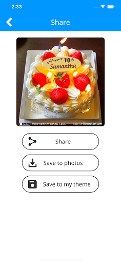 Write Name on Birthday Cakes - عکس برنامه موبایلی اندروید