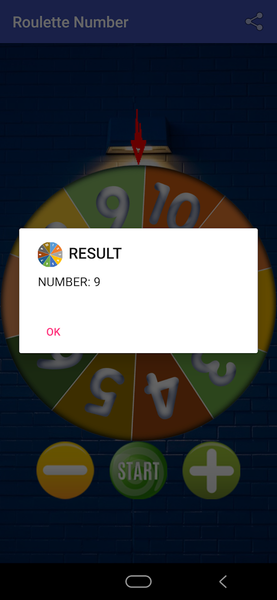 Roulette Number - Image screenshot of android app