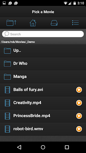 VLC Streamer Lite - Image screenshot of android app