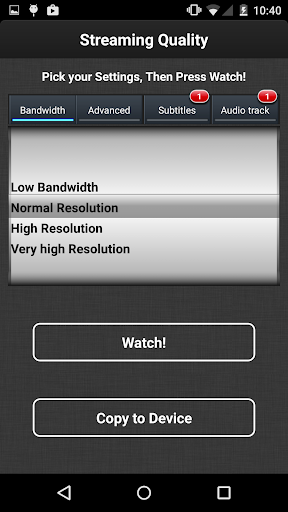 VLC Streamer Lite - Image screenshot of android app