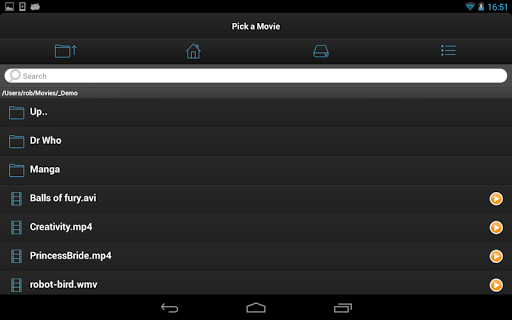 VLC Streamer Lite - Image screenshot of android app