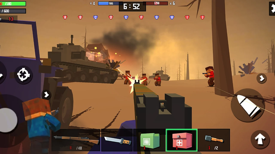 Hero of Battle:Gun and Glory - Gameplay image of android game