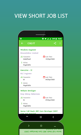 Online Job Apply - Image screenshot of android app