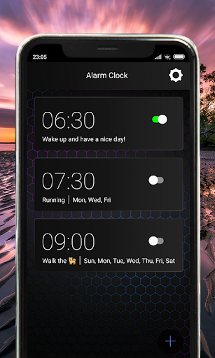 Alarm Clock - عکس برنامه موبایلی اندروید