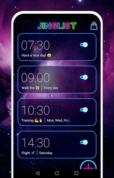 Music Alarm Clock - عکس برنامه موبایلی اندروید