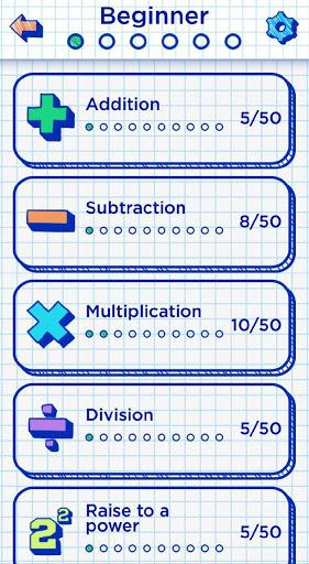 Mathematics. Math Games&Tricks - عکس بازی موبایلی اندروید