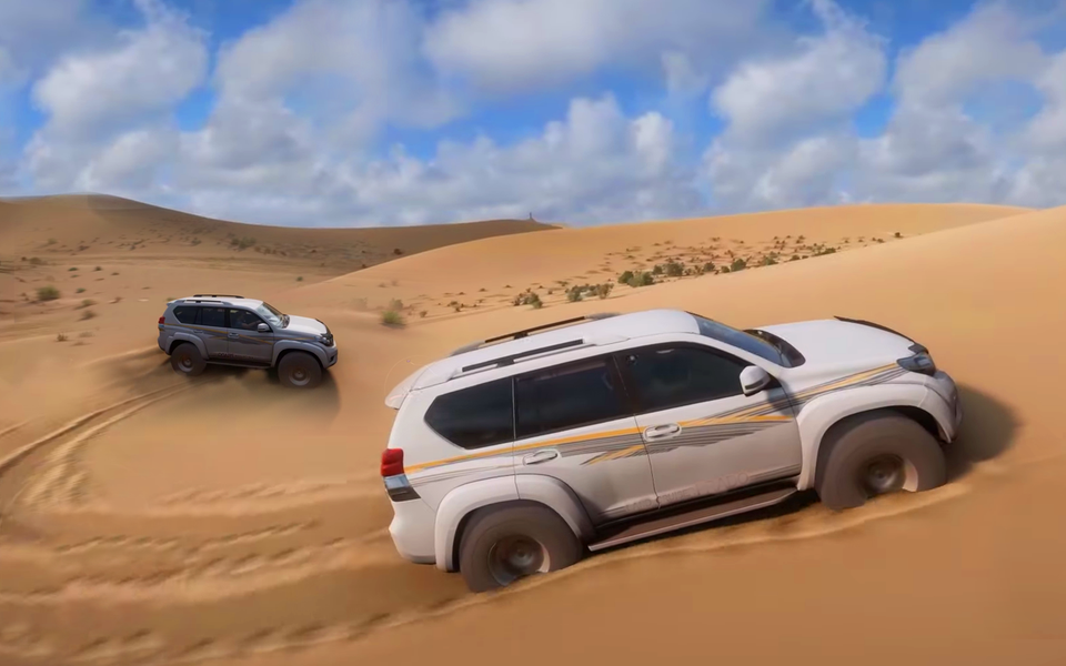 Prado Car Driving Simulator 3D - Gameplay image of android game