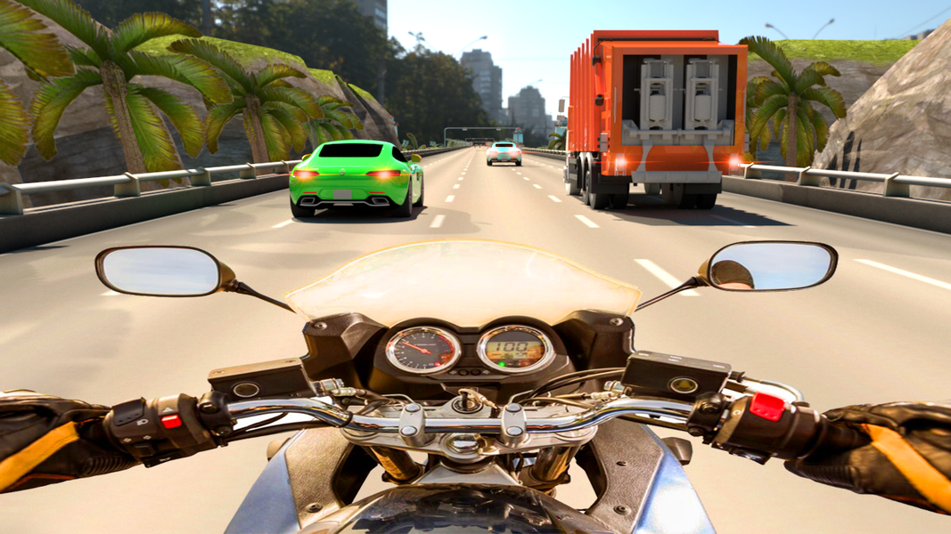 Real Highway Traffic Bike Race - عکس بازی موبایلی اندروید