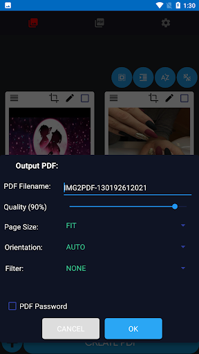 Image to pdf - Convert jpg to pdf - PDF Maker - Image screenshot of android app
