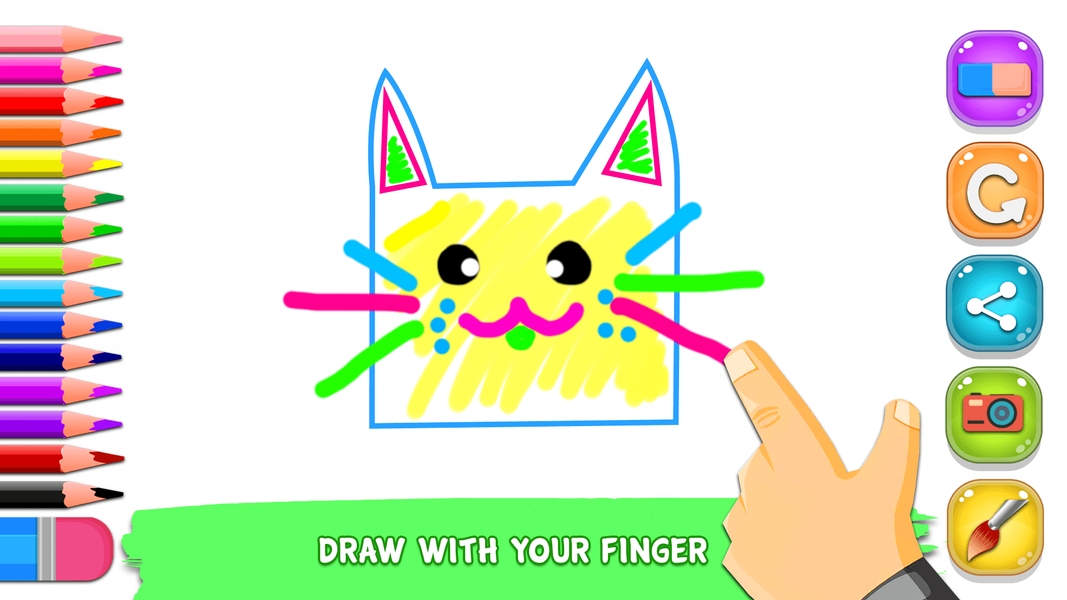 Kids Art & Drawing Game - Image screenshot of android app