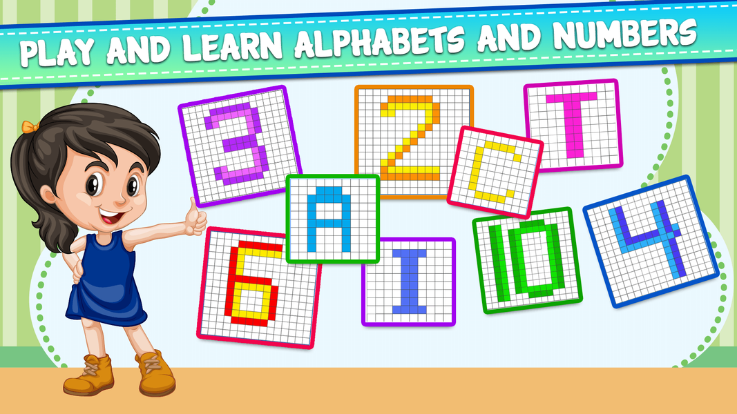 Pixel Art Coloring Games - Gameplay image of android game