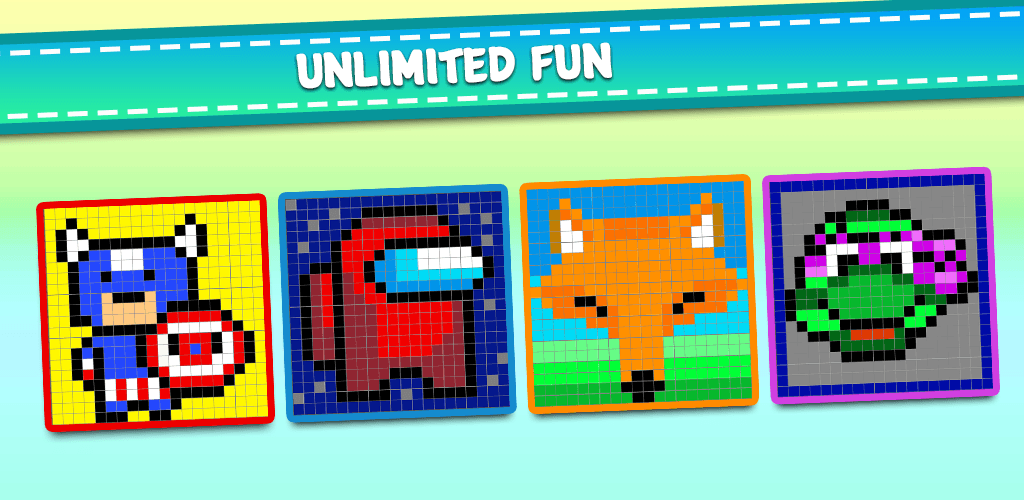 Pixel Art Coloring Games - Gameplay image of android game