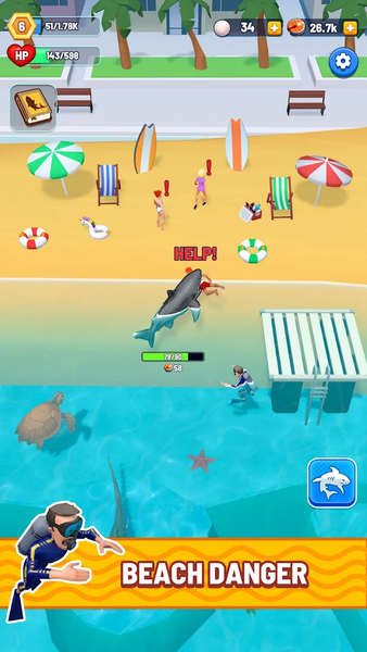 Shark Evolution: Ocean Eater - عکس بازی موبایلی اندروید